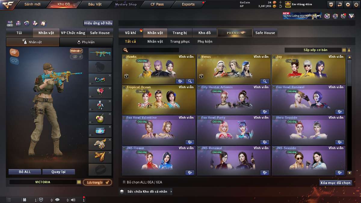 shop acc cf uy tin gia re